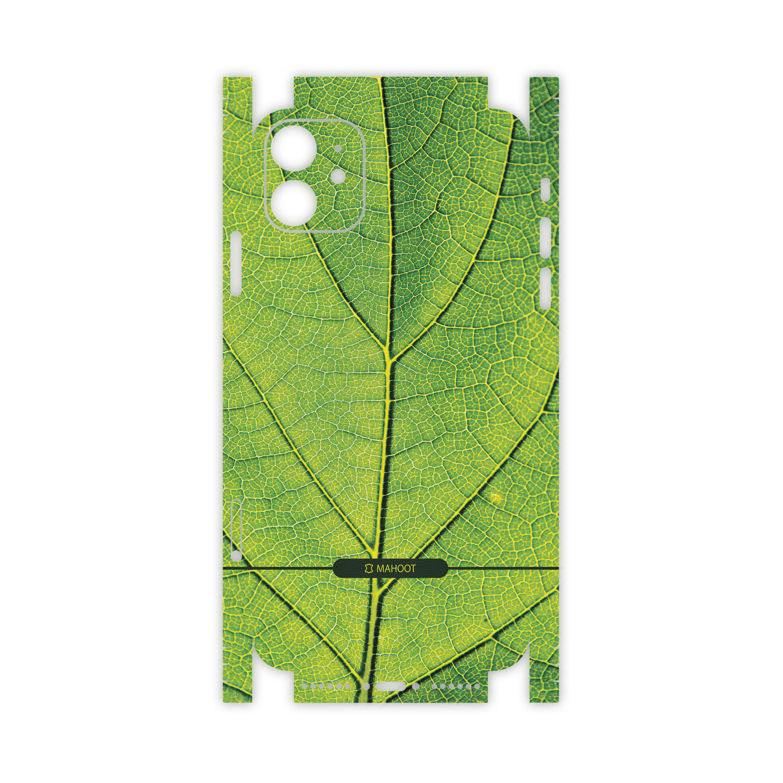 برچسب پوششی ماهوت مدل Leaf-Texture-FullSkin مناسب برای گوشی موبایل اپل iPhone 11