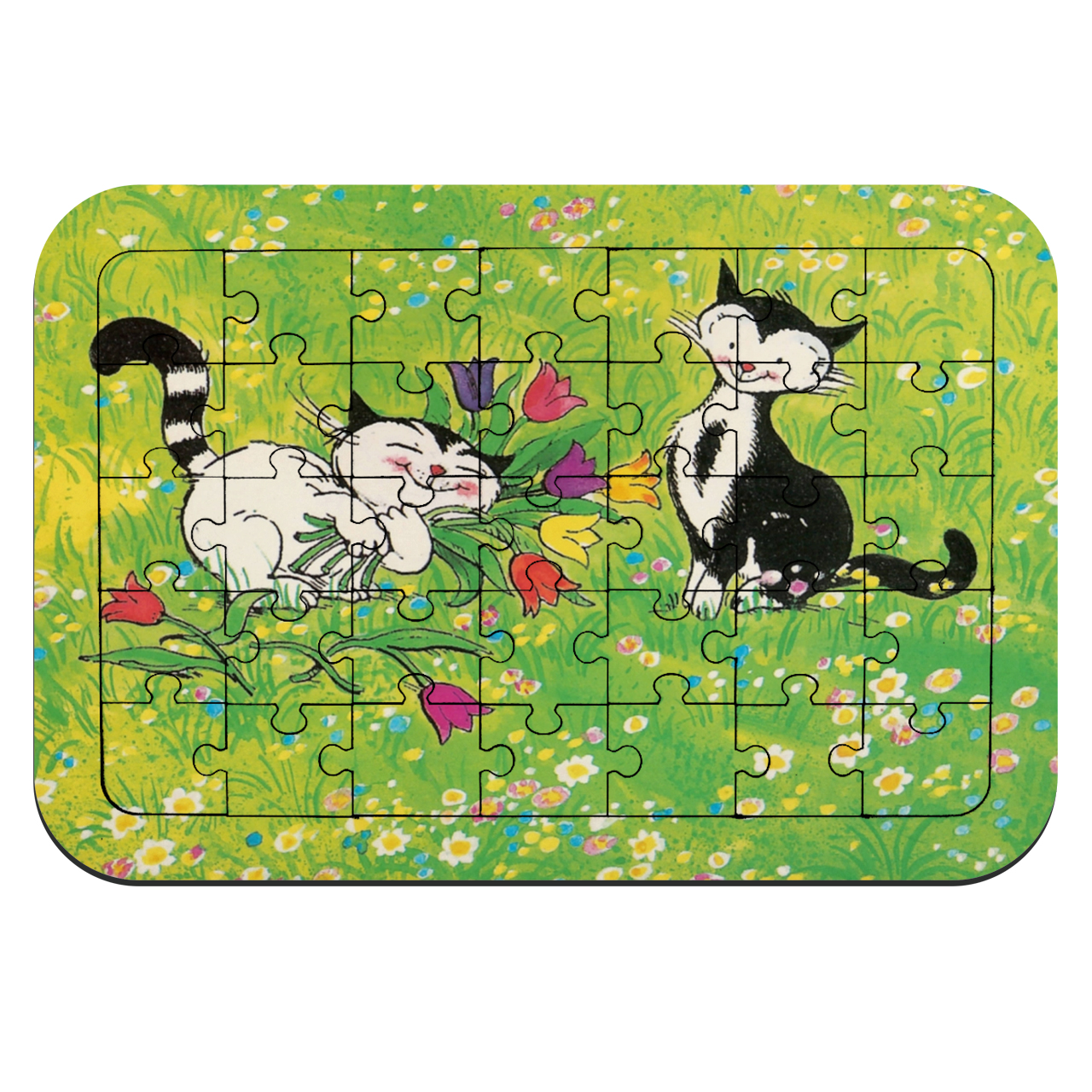 پازل 35 تکه طرح بچه گربه مدل NI18