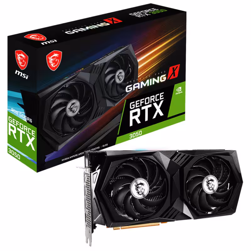 کارت گرافیک ام اس آی GeForce RTX 3050 GAMING X 8G