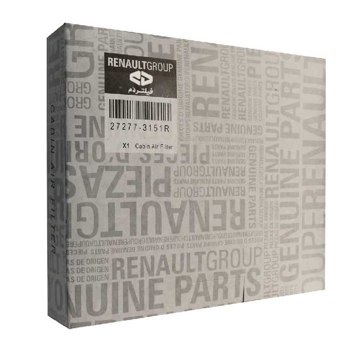 فیلتر کابین فیلتر دم مدل توری کد 2907871500586مناسب برای رنو کپچر