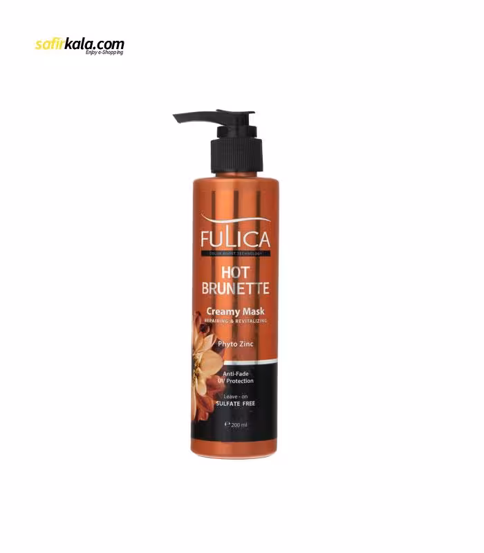 کرم تقویت کننده و ترمیم کننده موی قهوه ای فولیکا مدل Brunette حجم 200 میلی لیتر