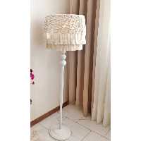 آباژور ایستاده مکرومه پایه چوبی