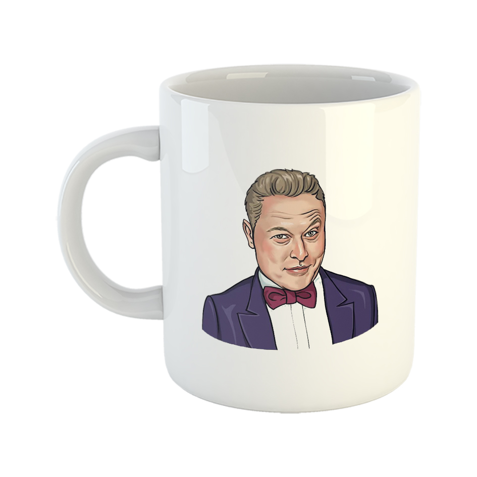 ماگ مدل ایلان ماسک جنتلمن