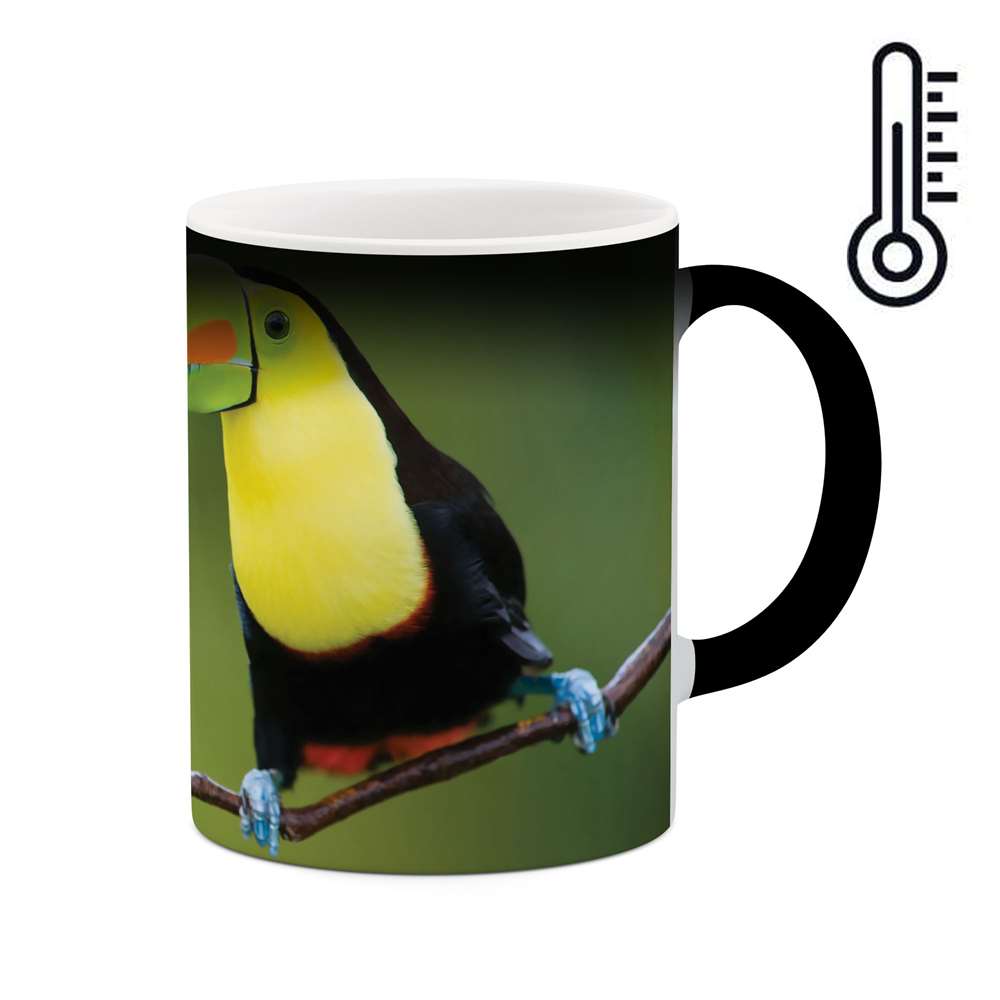 ماگ حرارتی طرح پرنده  مدل mgph10135