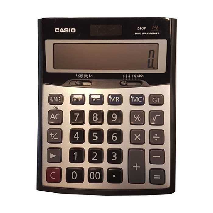 ماشین حساب کاسیو مدل DS-3V-W