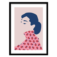 قیمت و خرید تابلو دکوراتیو مدل نقاشی آدری هپبورن کد 0194