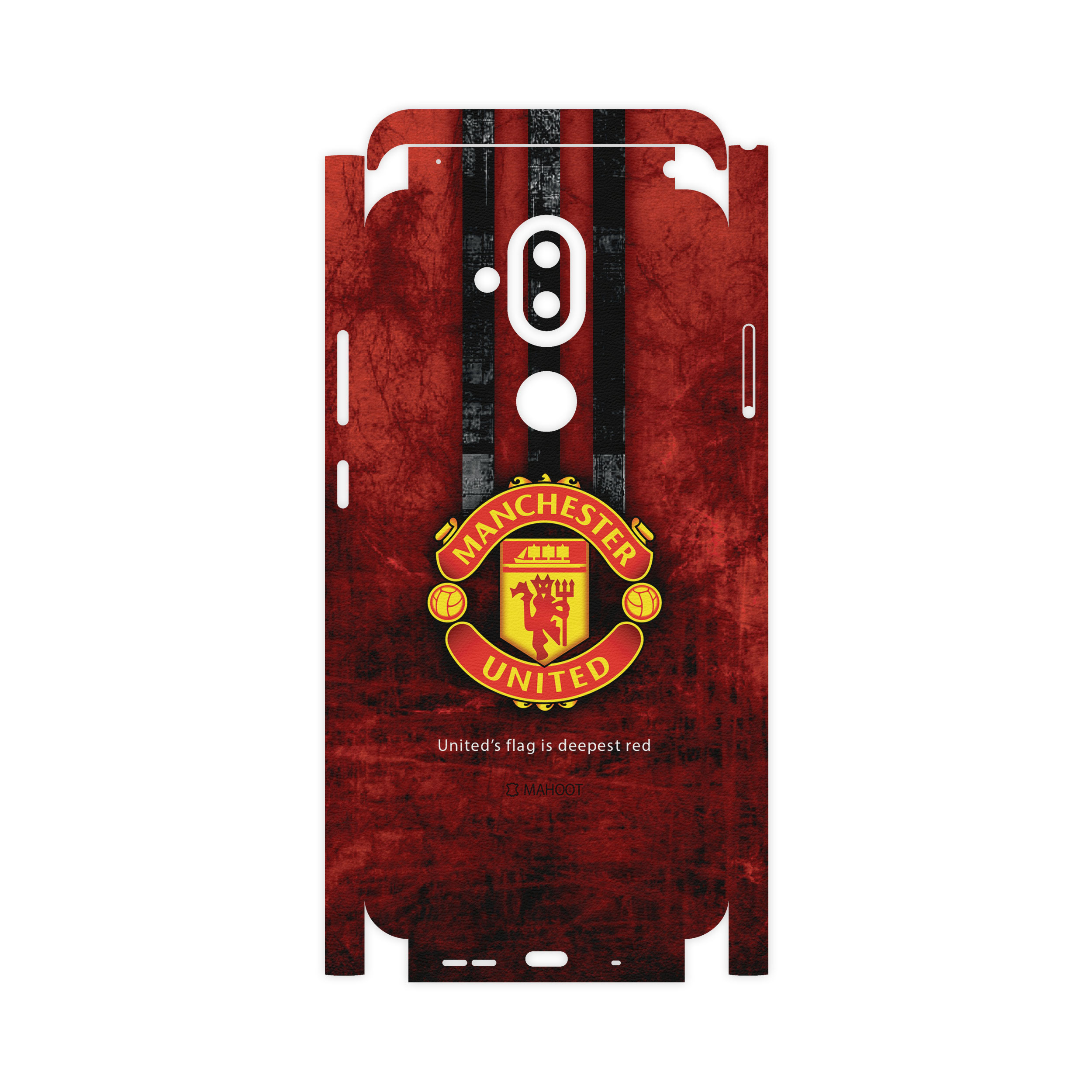 برچسب پوششی ماهوت مدل Manchester-United-FC-FullSkin مناسب برای گوشی موبایل نوکیا 8.1