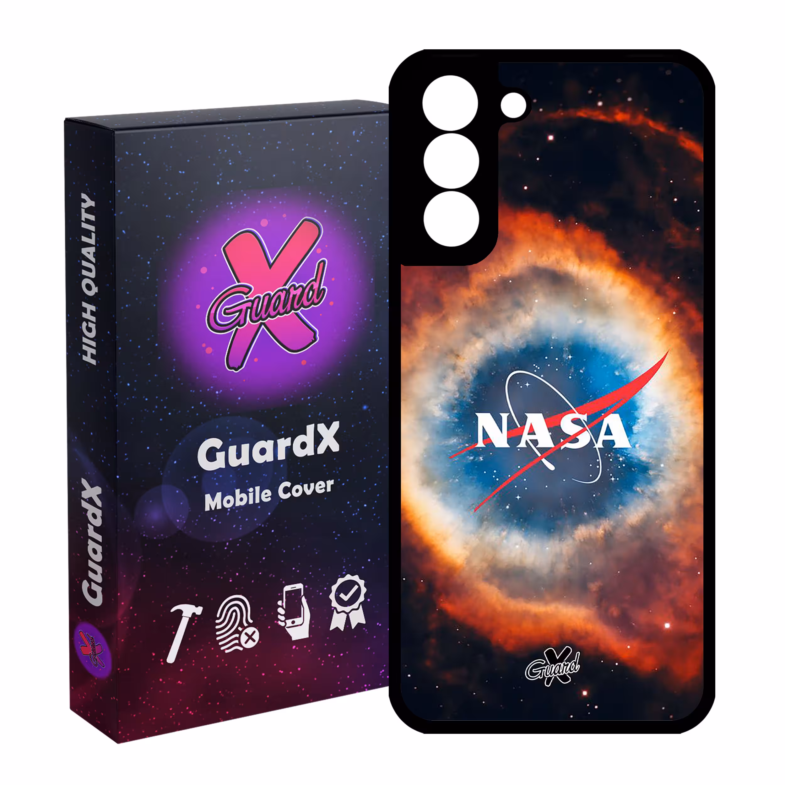 کاور گارد ایکس طرح Nasa مدل Glass10234 مناسب برای گوشی موبایل سامسونگ Galaxy S21 FE