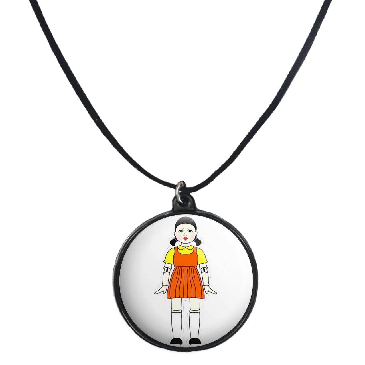 گردنبند پرمانه طرح بازی مرکب کد pmb.7883 مدل دو طرفه