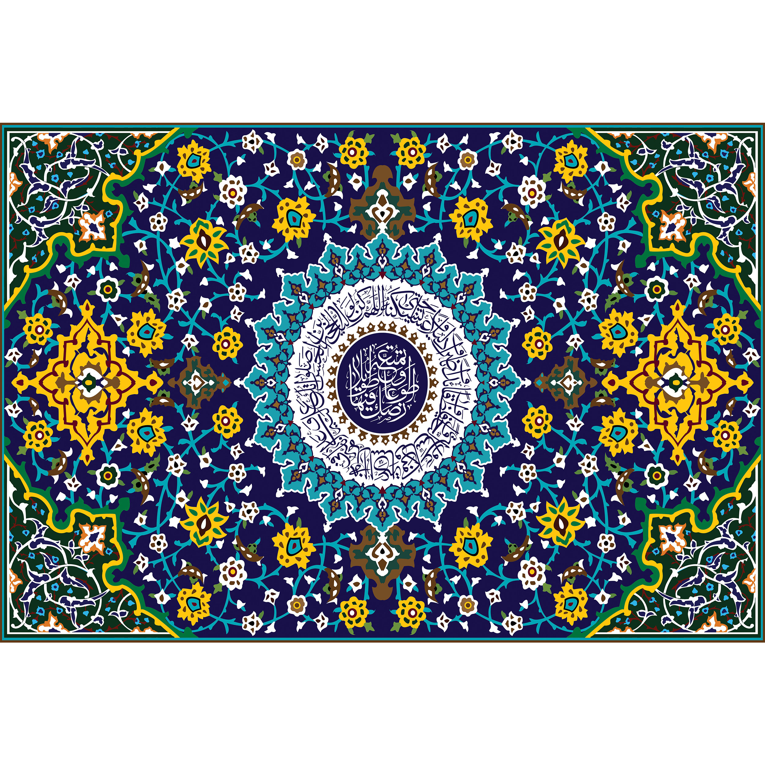 تابلو شاسی مدل دعای فرج کد T5133