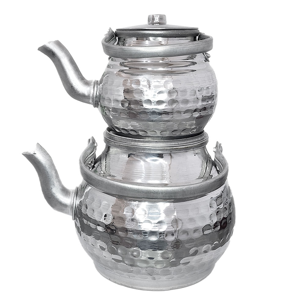 کتری و قوری روحی مسافرتی و کمپینگ کتری و قوری رویی چکشی