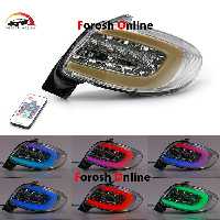 چراغ عقب پژو 207 دودی مولتی کالر برند انجیکو