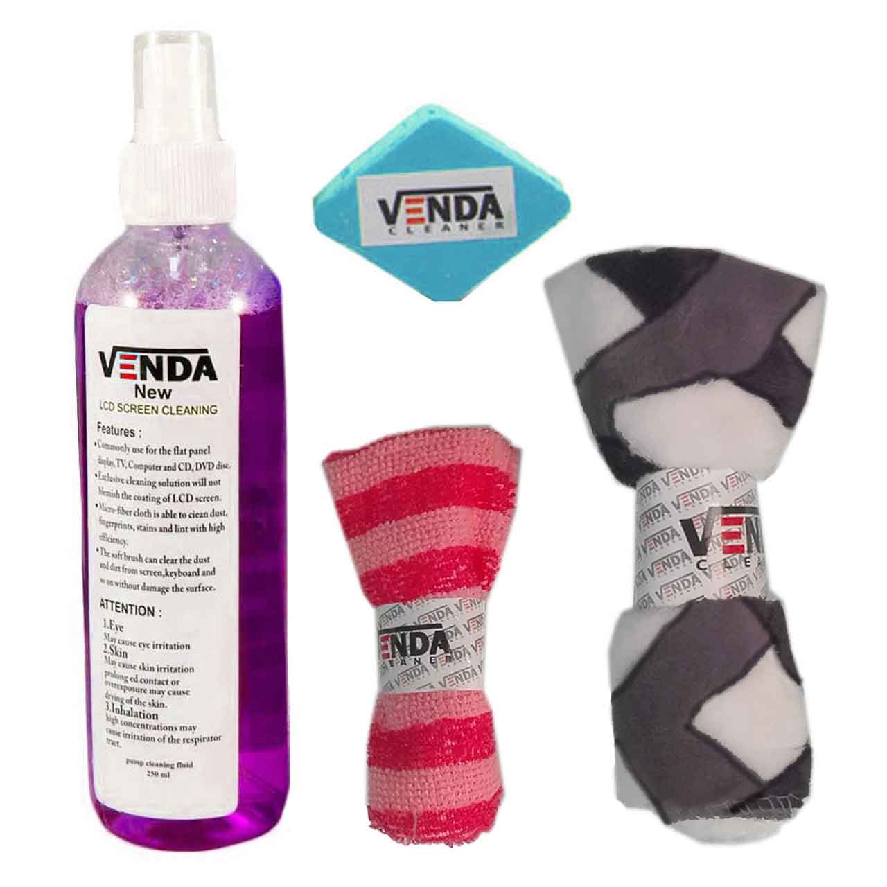 کیت تمیز کننده وندا مدلV-01 مجموعه 4 عددی 