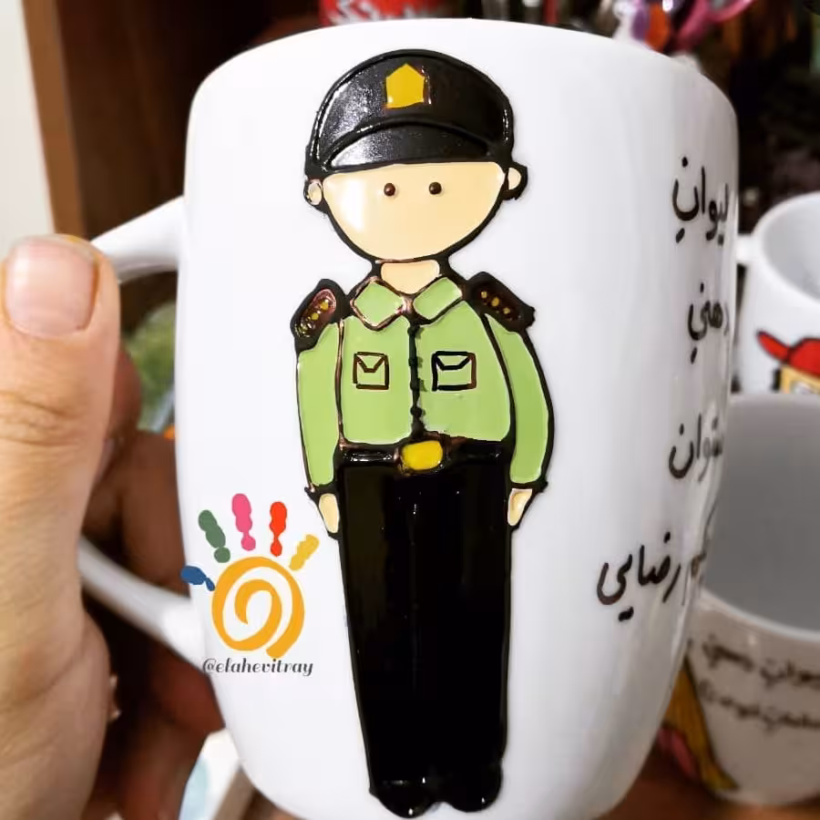 ماگ پلیس، ماگ پلیسی، ماگ مشاغل، ماگ برجسته،لیوان پلیس، کادو مردانه 