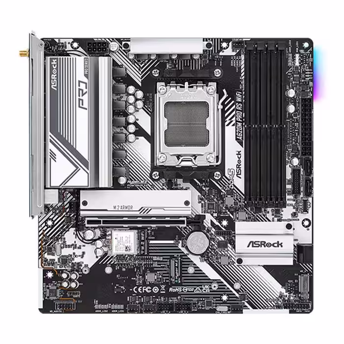 قیمت و خرید مادربرد ازراک مدل A620M Pro RS WiFi DDR5 | یاس ارتباط