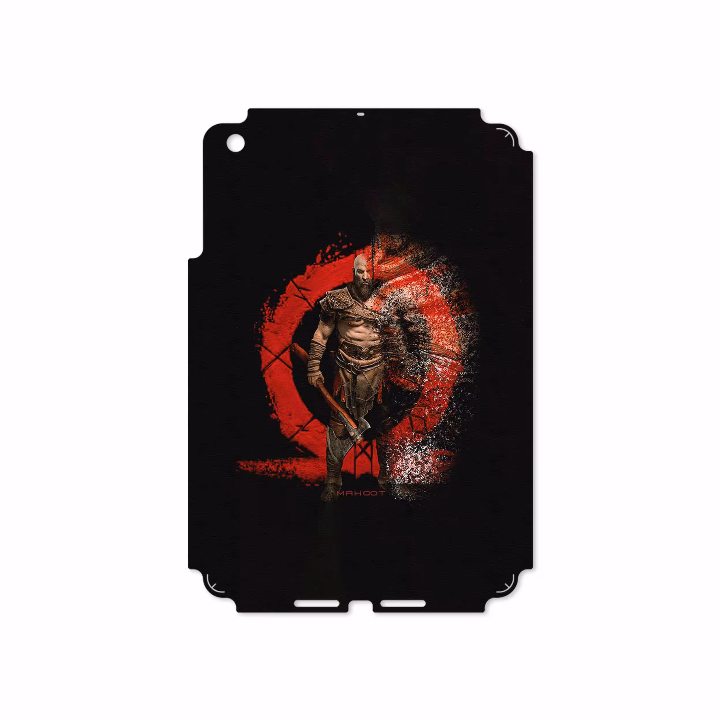 برچسب پوششی ماهوت مدل God-Of-War-Game مناسب برای تبلت اپل iPad mini 2012 A1432