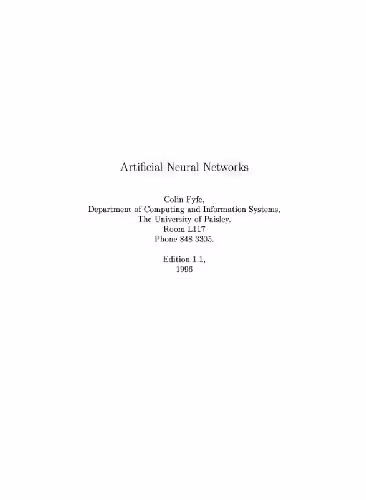 خرید و دانلود نسخه کامل کتاب Artificial neural networks