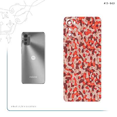 برچسب پوششی ماهوت مدل Red Infantry Army مناسب برای گوشی موبایل موتورولا Moto E32s