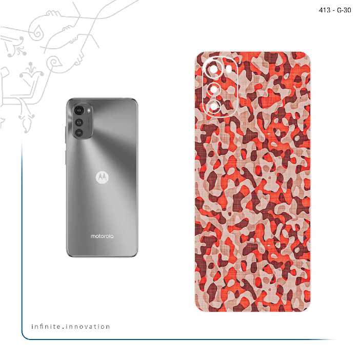 برچسب پوششی ماهوت مدل Red Infantry Army مناسب برای گوشی موبایل موتورولا Moto E32s