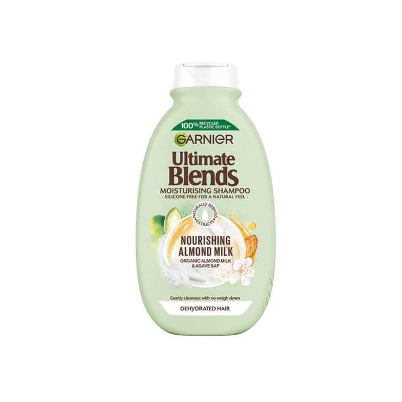 شامپو مو مدل ALMOND MILK & AGAVE SAP سری ULTIMATE BLENDS گارنیر 400 میل