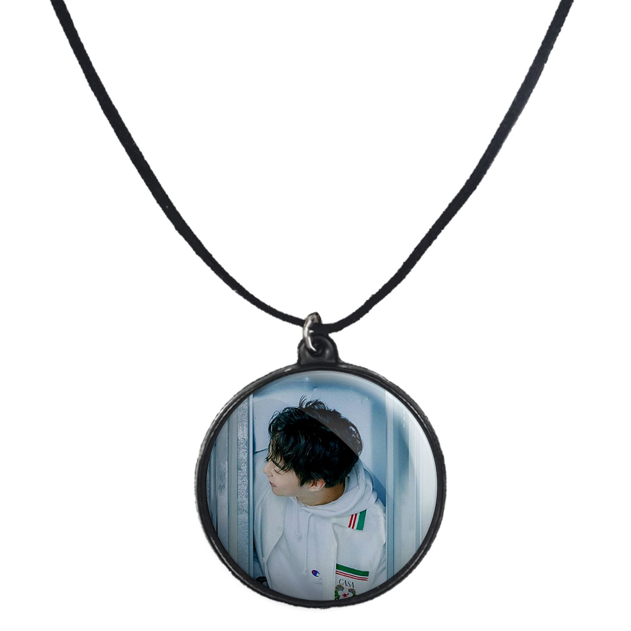 گردنبند پرمانه طرح exo کد pmb.13782 مدل دو طرفه