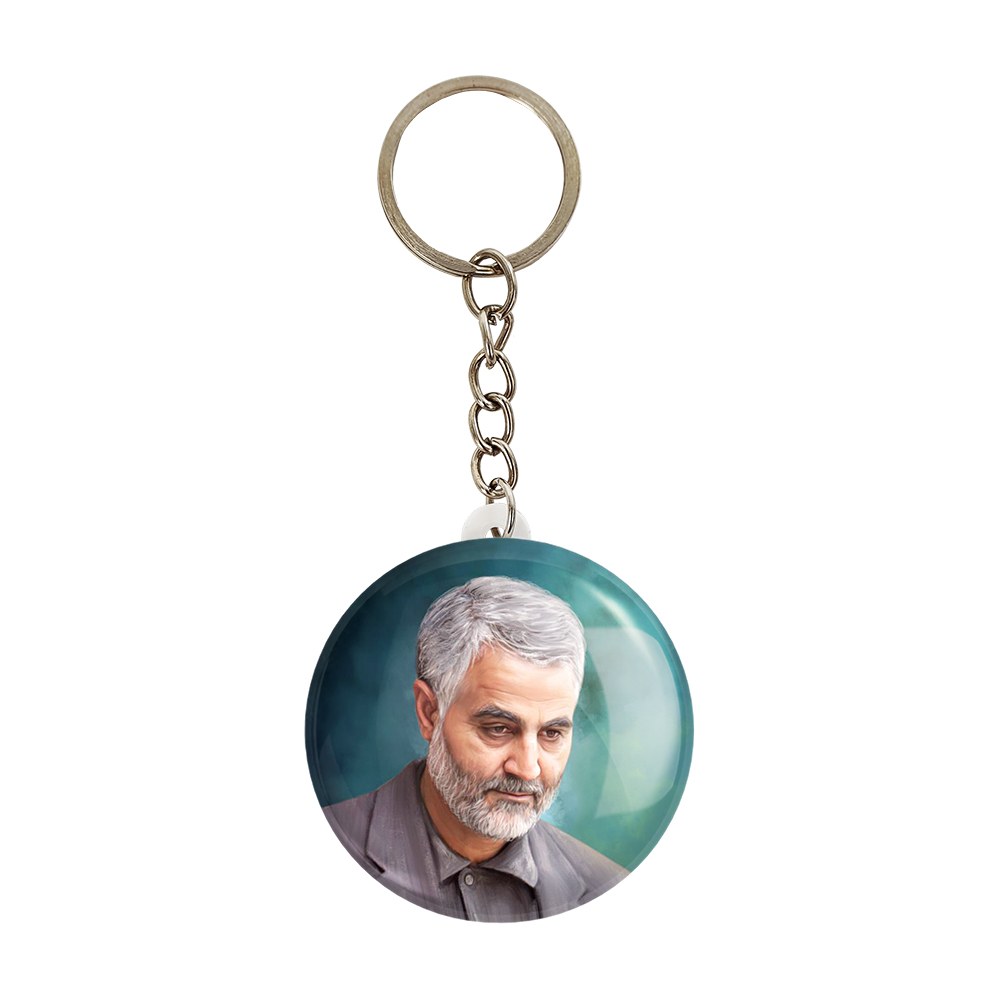 جاکلیدی خندالو مدل سردار قاسم سلیمانی کد 12611