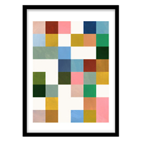 قیمت و خرید تابلو دکوراتیو مدل انتزاعی و گرافیکی کد 0872