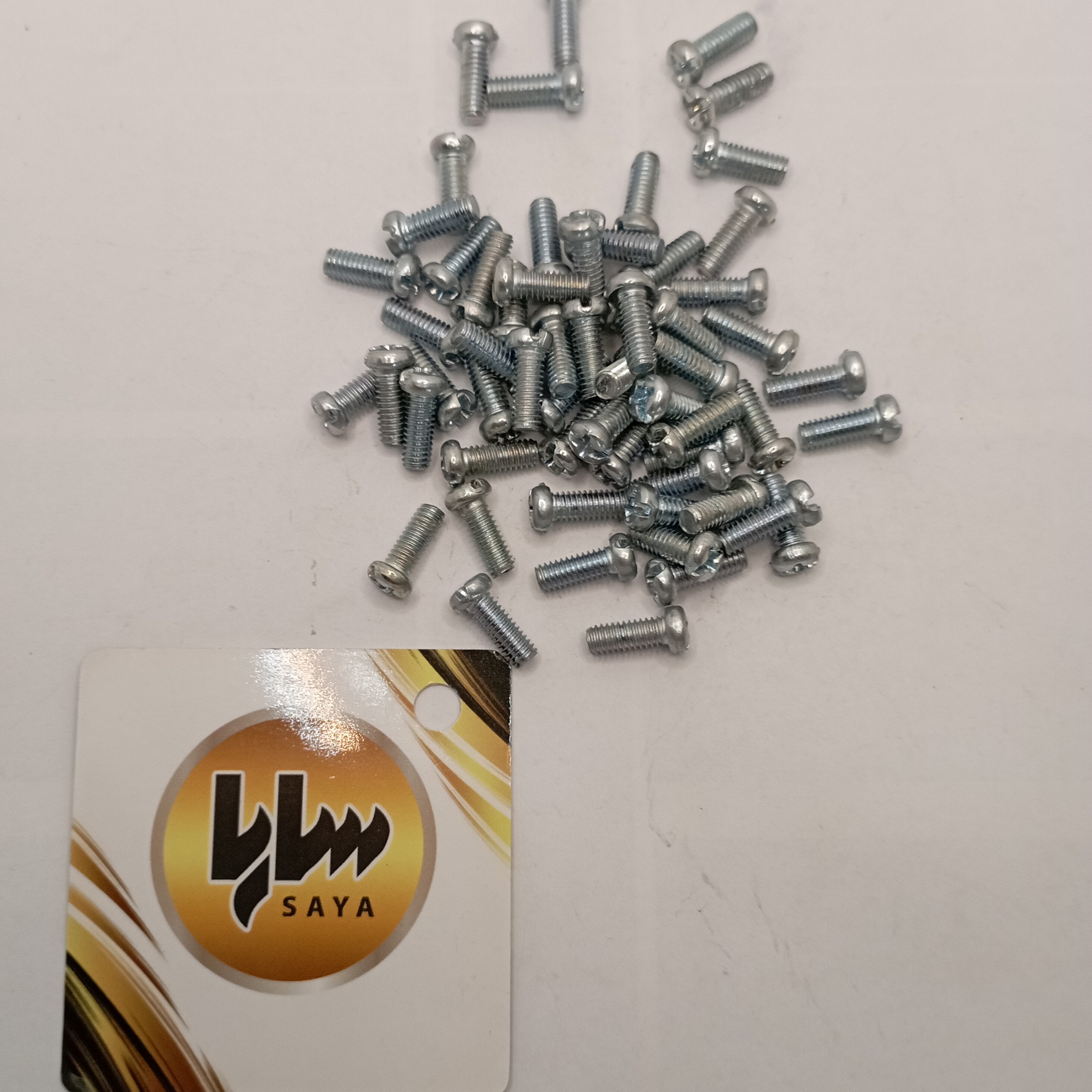 مجموعه پیچ استوانه ایی 4 طول 10میل در بسته های 50 عددی