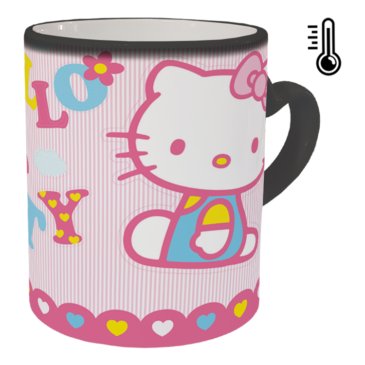 ماگ حرارتی مدل دسته قلبی طرح کیتی کد 14