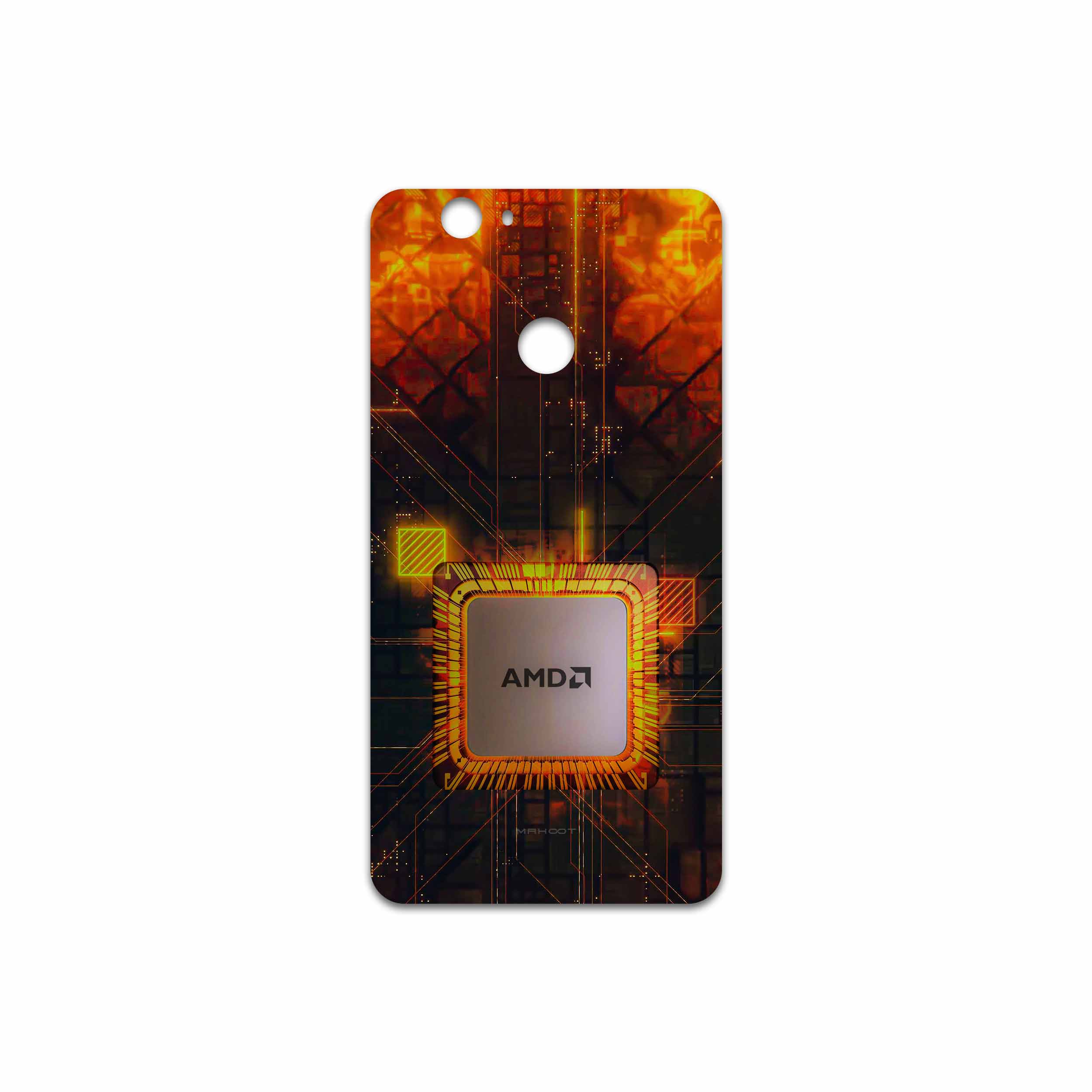 برچسب پوششی ماهوت مدل AMD Brand مناسب برای گوشی موبایل هوآوی Nova