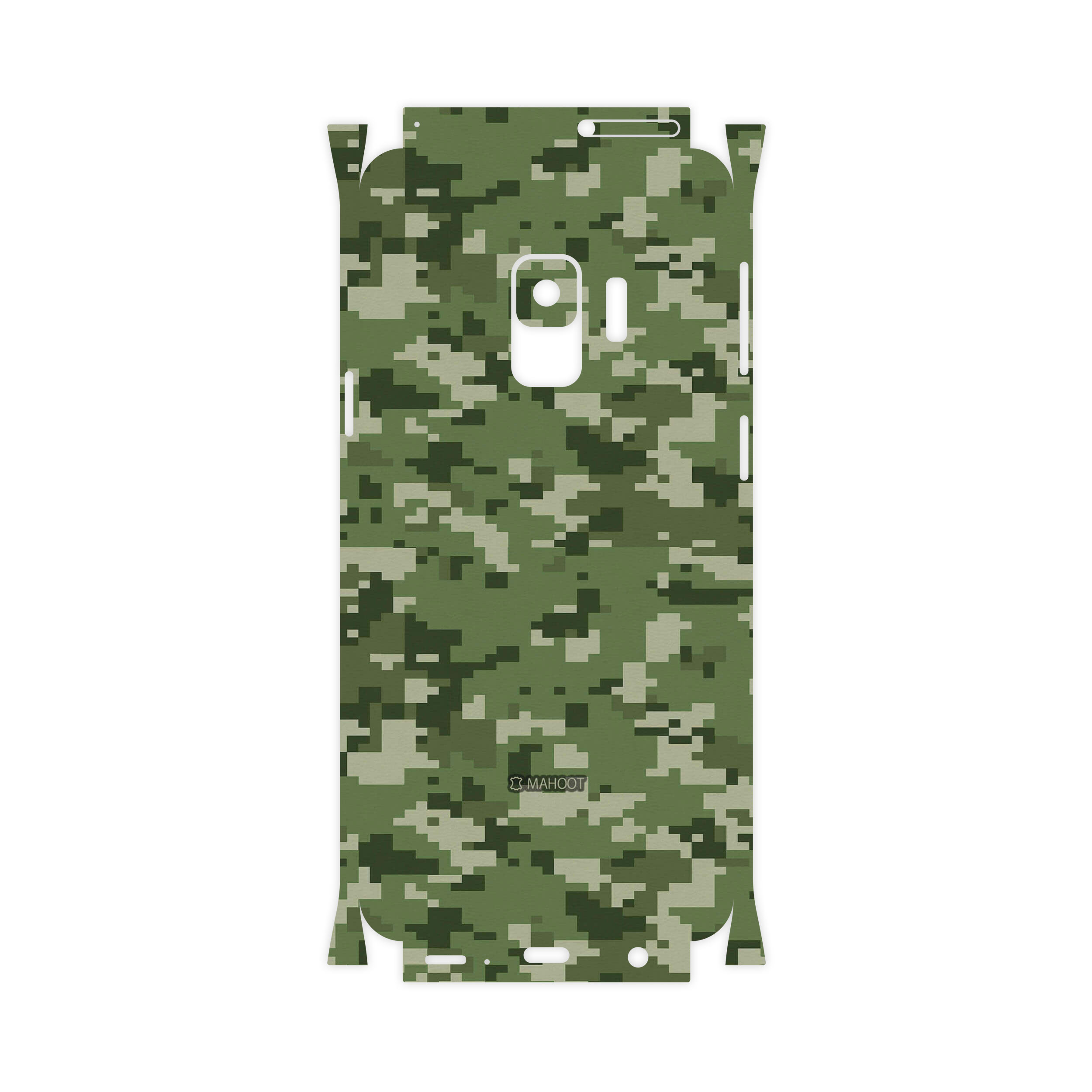 برچسب پوششی ماهوت مدل Army-Green-Pixel-FullSkin مناسب برای گوشی موبایل سامسونگ Galaxy S9