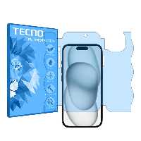 گلس فول کاور اپل iPhone 15 مدل هیدروژلی آنتی بلو برند تکنو