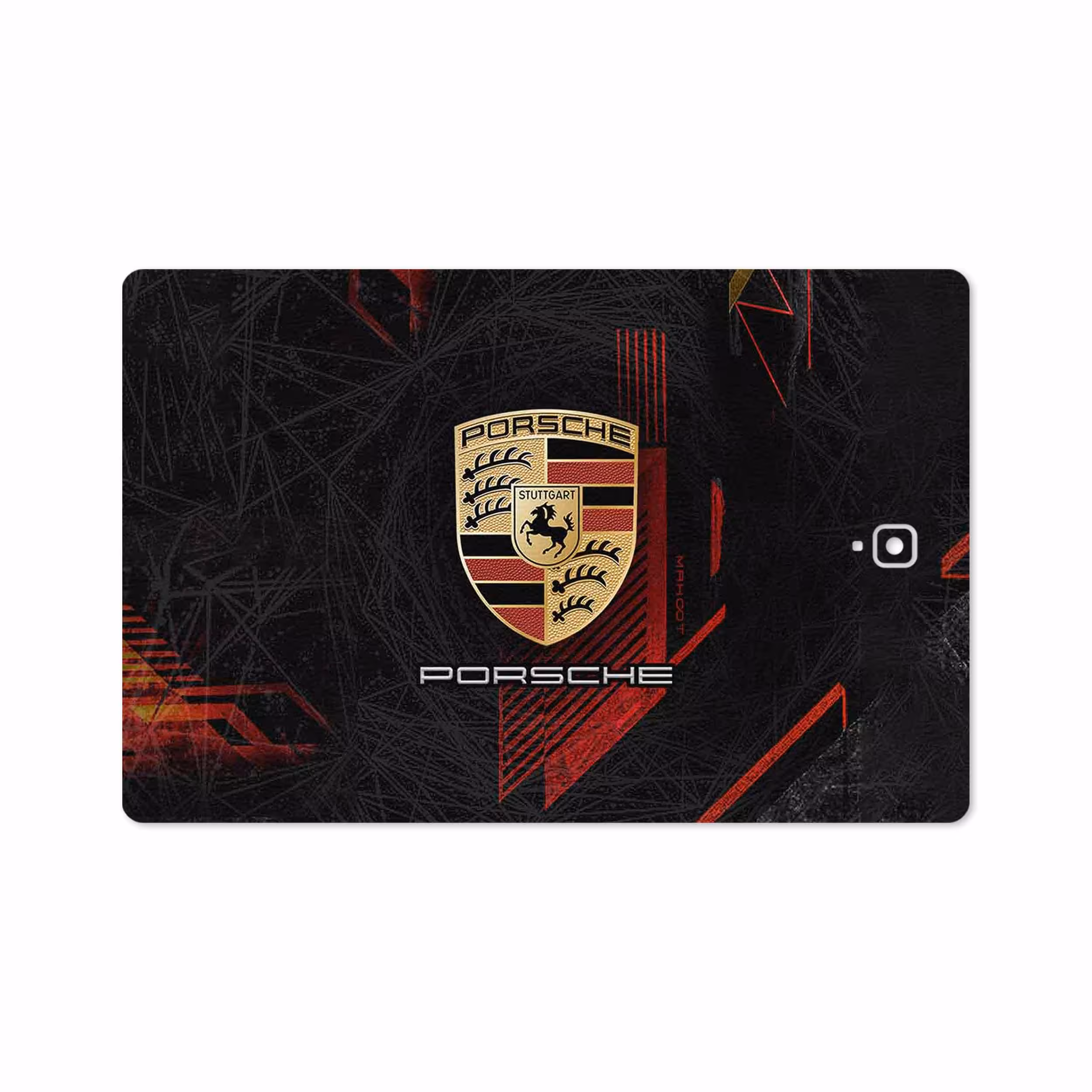 برچسب پوششی ماهوت مدل Porsche-Logo مناسب برای تبلت سامسونگ Galaxy Tab S4 10.5 2018 T830