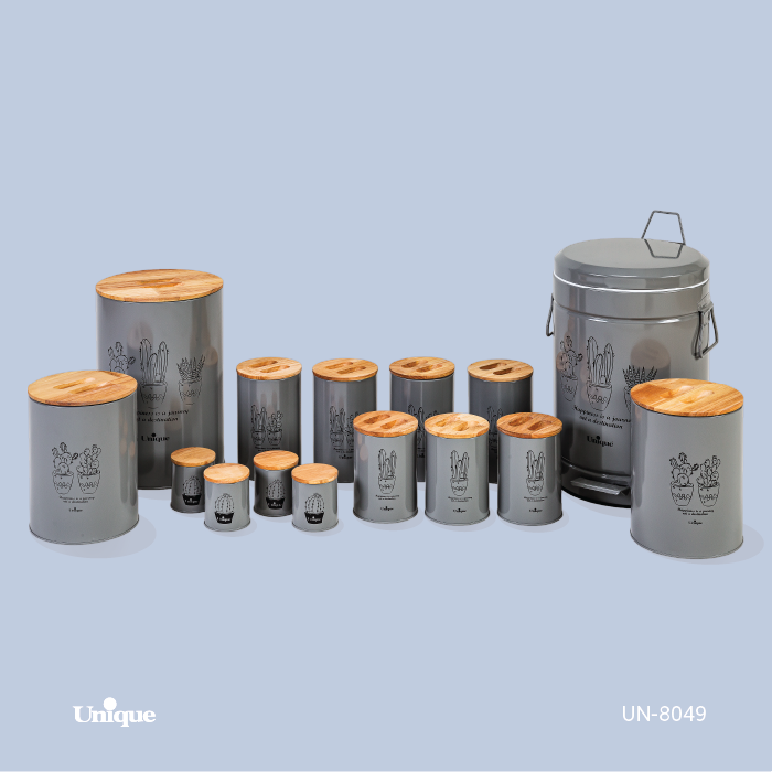 ست 15 فانتزی طوسی کاکتوس درب بامبو یونیک کد محصول: UN-8049