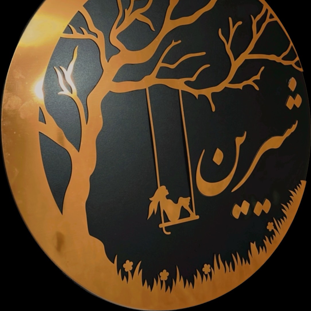 تابلو دختر و ماه کد 100