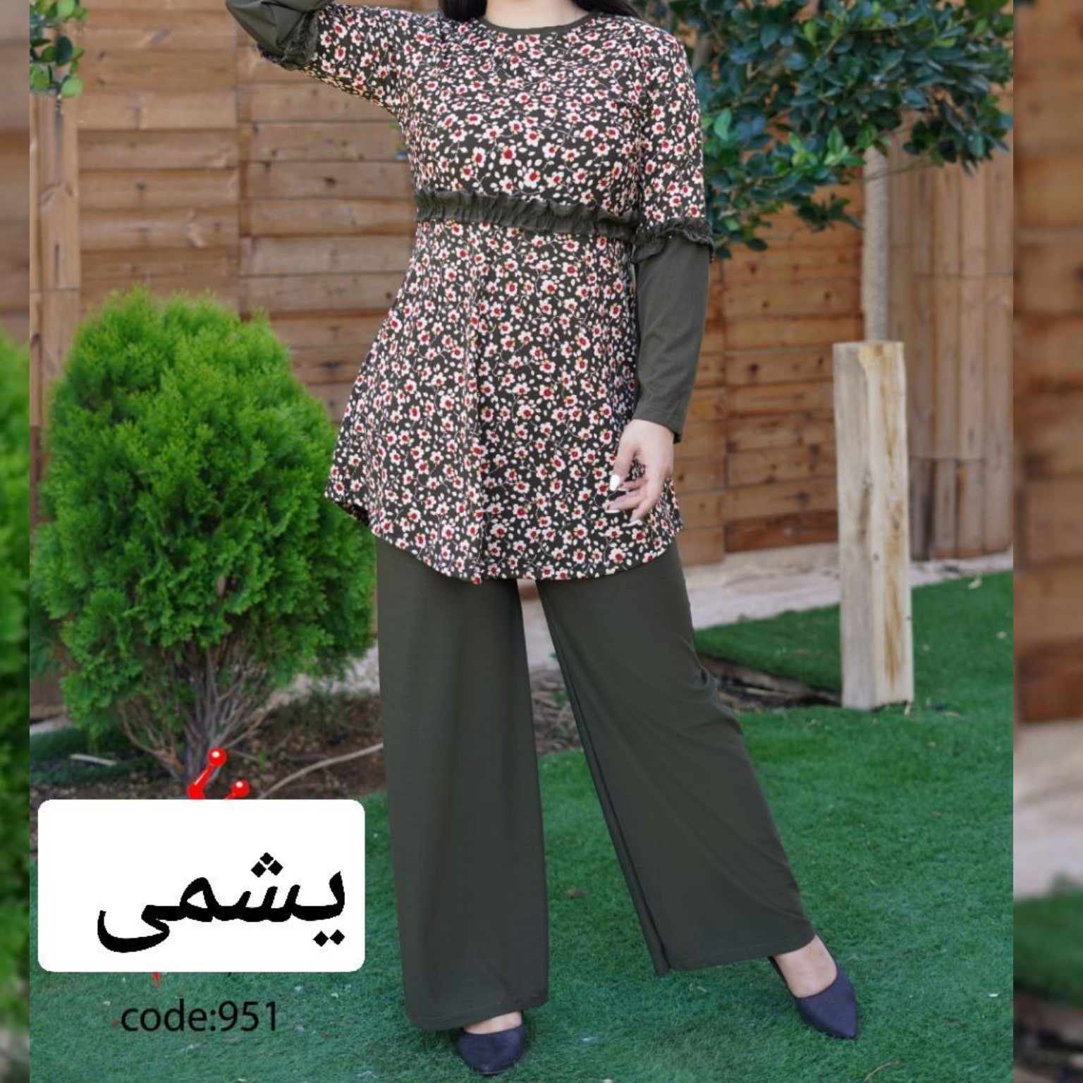 تونیک شلوار زنانه کرپ تونیک شلوار تونیک لباس راحتی لباس خواب لباس راحتی زنانه تونیک شلوار کرپ پلاس