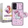 کاور لاین کینگ مدل uniparandeh J2 مناسب برای گوشی موبایل سامسونگ Galaxy A32 4G به همراه پایه نگهدارنده