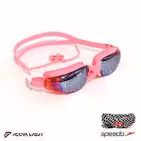 عینک شنا جیوه ای گوشی دار اسپیدو Speedo صورتی