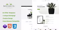 دانلود قالب HTML5 فروشگاهی Botanical