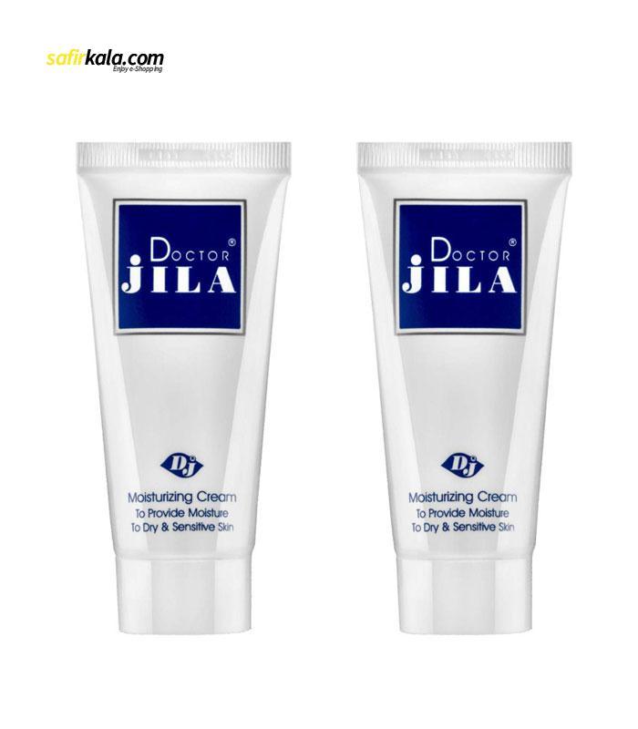 کرم مرطوب کننده دکتر ژیلا مدل کلاژن حجم 50 میلی لیتر بسته 2 عددی