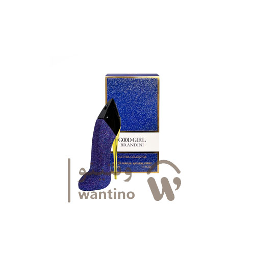 عطر ادکلن زنانه کارولینا هررا گود گرل گلیتر کالکتر کفشی آبی برندینی (Brandini Carolina Herrera Good Girl Glitter Collector)