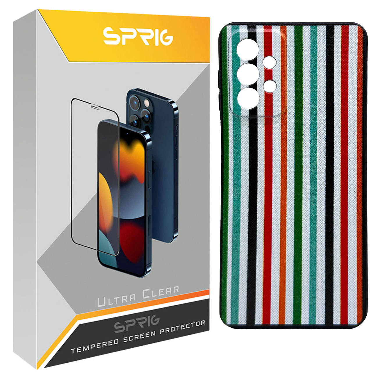 کاور اسپریگ طرح Color lines مدل SPCVR مناسب برای گوشی موبایل سامسونگ Galaxy A23 4G / A23 5G