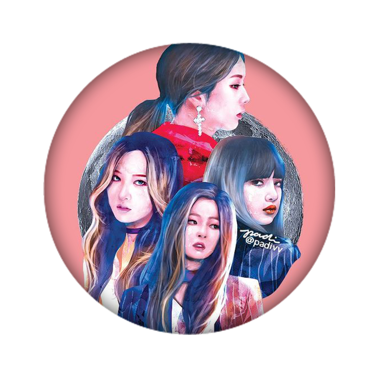 زیر لیوانی مدل Blackpink کد 2334