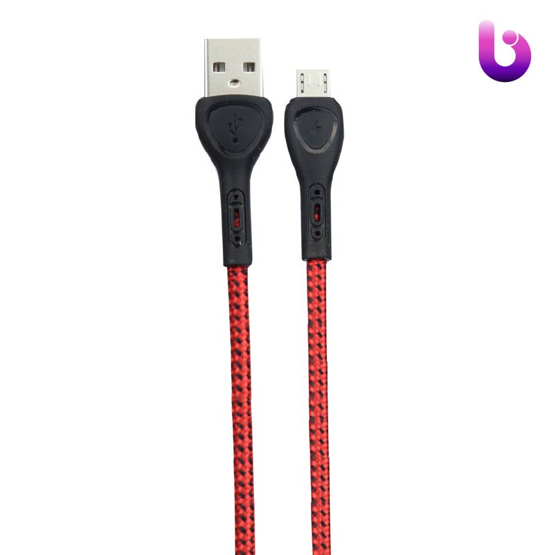 کابل کنفی میکرو یو اس بی LDNIO LS482 2.4A 2m