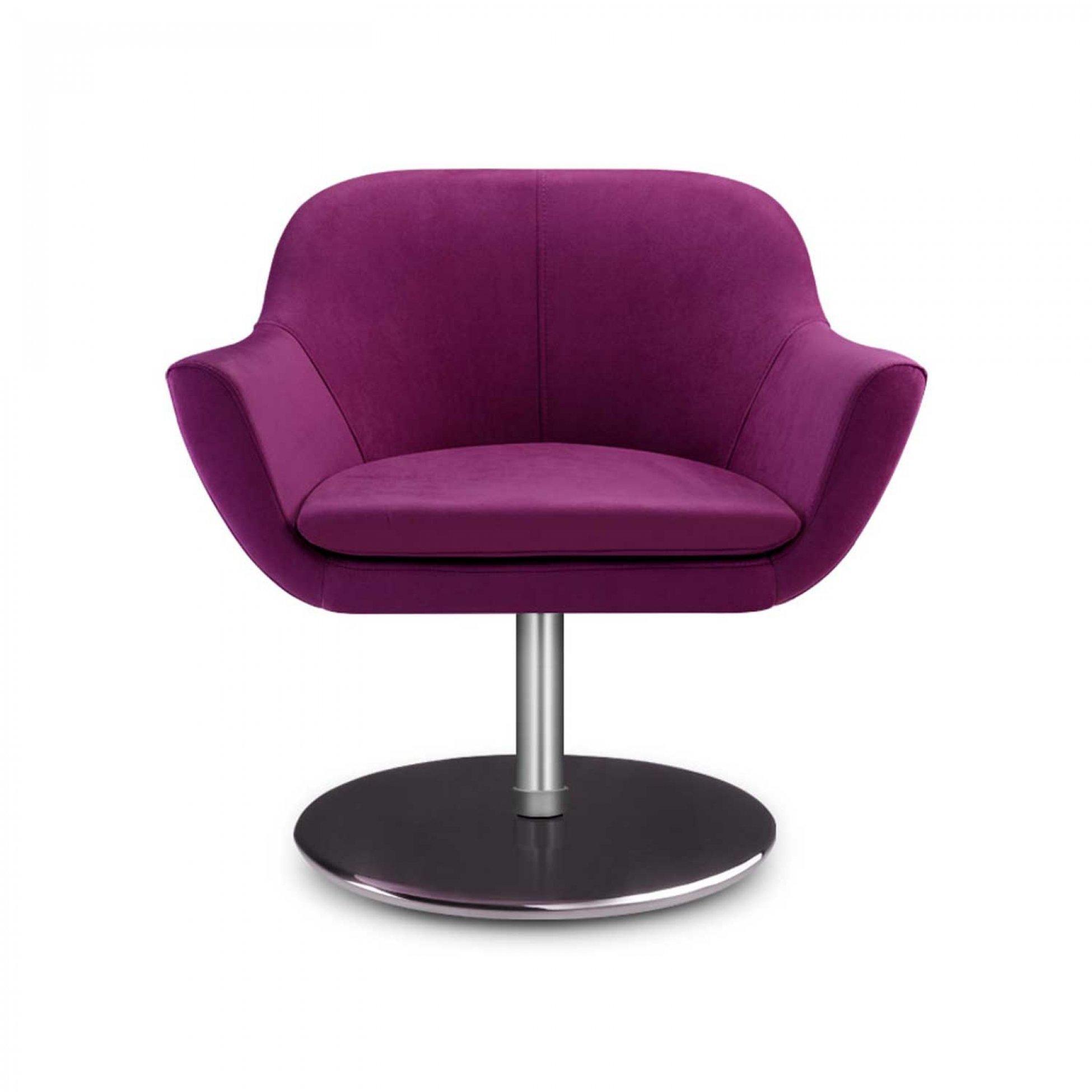 ‌مبل تکنفره با پایه دیسکی مدل Orchid هلگر