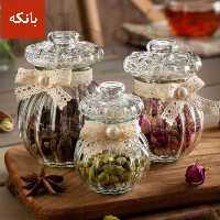 بانکه ست 3تایی شیشه ای 