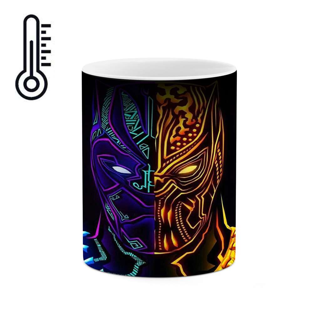 ماگ حرارتی طرح بلک پنتر Black panter  مدل mgph15296