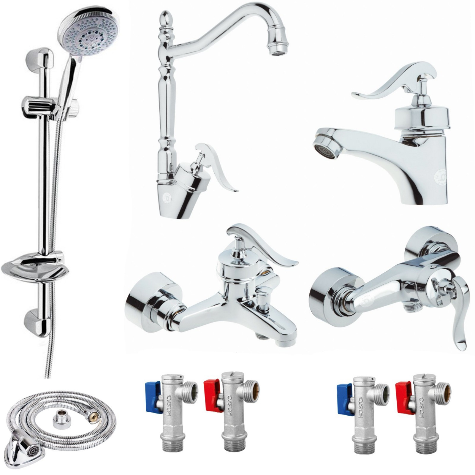 ست شیرآلات شیرالات  رز مدل آنتیک نایس مجموعه 10 عددی