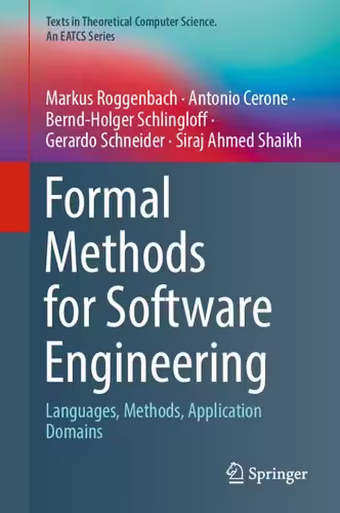 خرید و دانلود نسخه کامل کتاب Formal Methods for Software Engineering: Languages, Methods, Application Domains