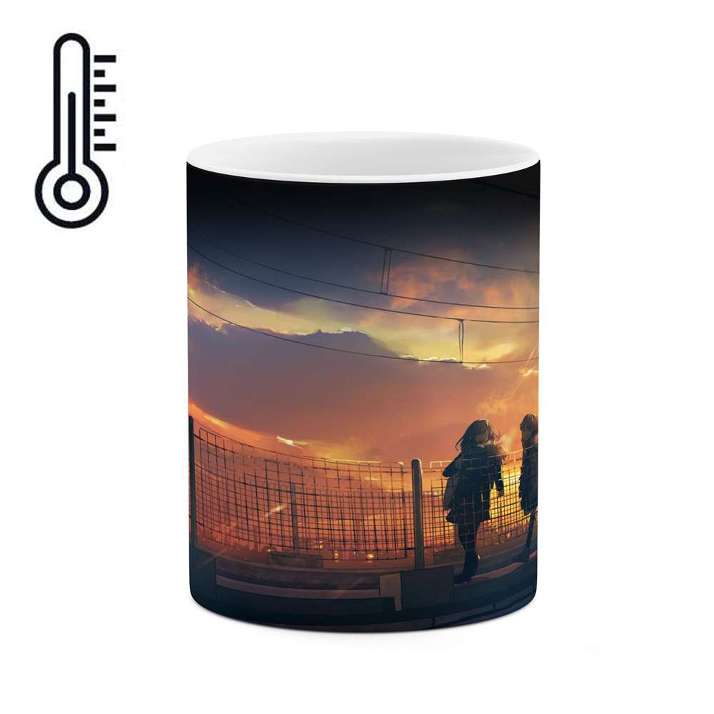 ماگ حرارتی کاکتی طرح منظره مدل mgh14729